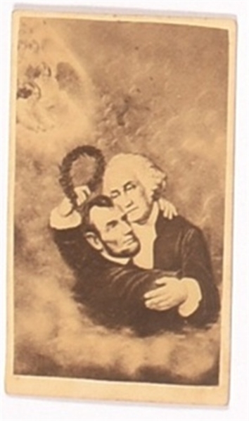 Washington, Lincoln CDV