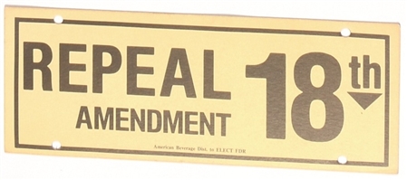 Repeal the 18th Amendment