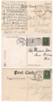 Trio of African-American Satirical Postcards