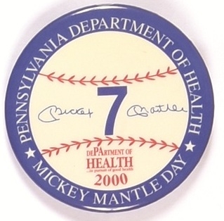 Mantle 2000 Pennsylvania Health Pin