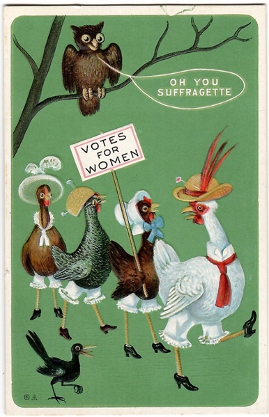 Votes for Women Hen Parade