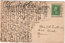 Votes for Women Blackboard Postcard