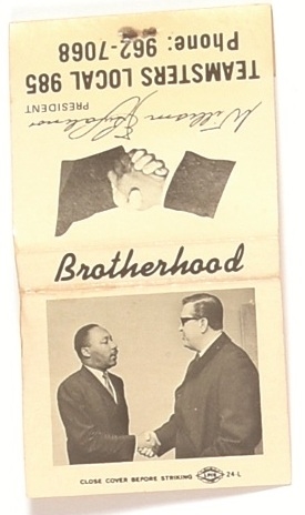 King, Teamsters Matchbook