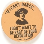 Emma Goldman If I Can’t Dance …