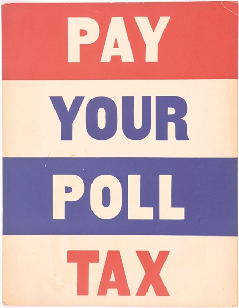 Pay Your Poll Tax