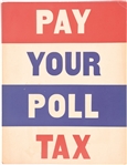 Pay Your Poll Tax