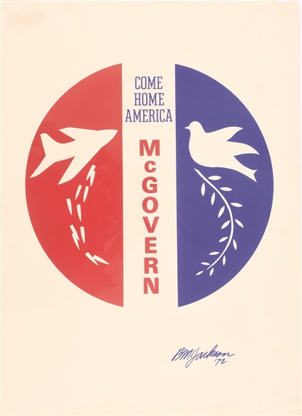 McGovern Come Home Vietnam War Poster