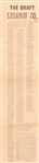 Lebanon County Civil War Draft Roll