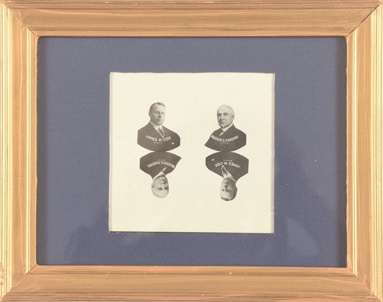 Cox-Harding Framed Button Papers