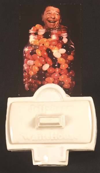 Reagan White House Jellybean Jar, Postcard