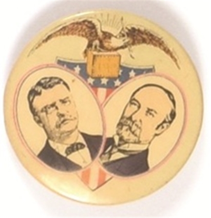 Roosevelt and Fairbanks Eagle and Shield Jugate
