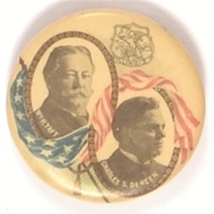 Taft, Deneen Rare Illinois Coattail