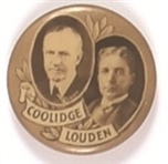 Coolidge and "Louden" Rare Jugate