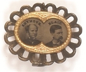 Seymour, Blair Rare Ferrotype Jugate