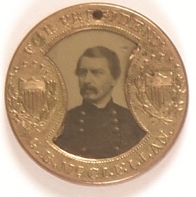 McClellan Rare Gault Frame Ferrotype