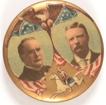 McKinley, Roosevelt Rough Rider Jugate