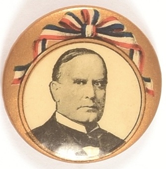 McKinley Ribbon Design Celluloid