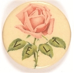TR Rose-Velt Flower Pin