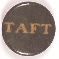 Taft Black and Gold Celluloid
