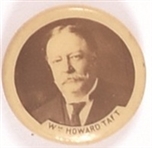 William Howard Taft Sepia Celluloid