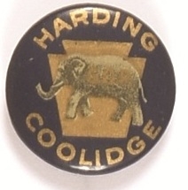 Harding, Coolidge Keystone