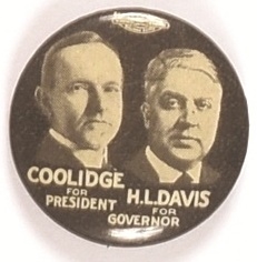 Coolidge and Davis Ohio Coattail