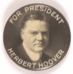 Hoover Black and White Picture Pin