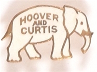 Hoover and Curtis Enamel Elephant