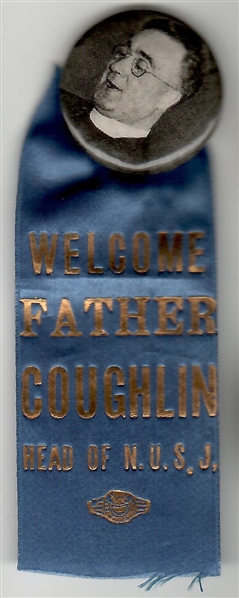 Welcome Father Coughlin 