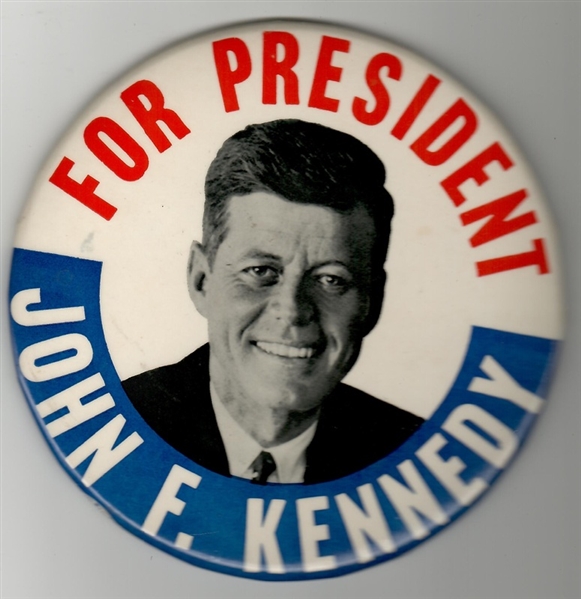 Kennedy for President 6-Inch Celluloid 