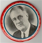 Franklin Roosevelt Larger Size Celluloid 