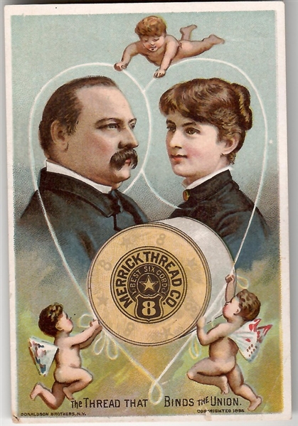 Grover and Frances Cleveland Trade Card