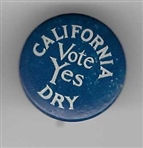 California Dry Vote Yes 