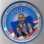 Obama Convention Page Pin 