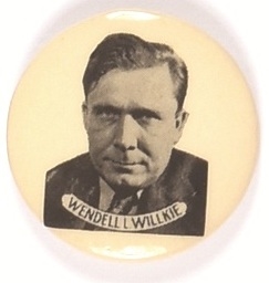 Willkie Black and White Celluloid