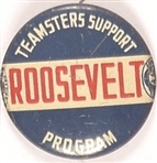 Teamsters Support Roosevelt Program