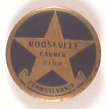 Roosevelt, Garner Club Pennsylvania