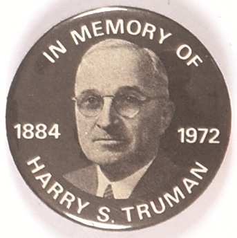 In Memory of Harry Truman
