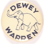 Dewey and Warren GOP Elephant