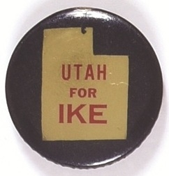 Utah for Ike State Set Pin