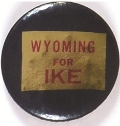 Wyoming for Ike State Set Pin