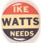 Ike Needs Watts Rhode Island Coattail