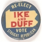 Ike and Duff Pennsylvania Coattail