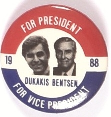 Dukakis, Bentsen 1988 Jugate