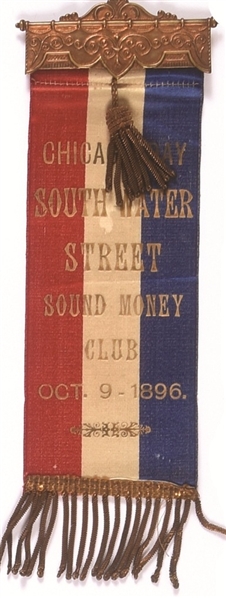 McKinley Chicago Sound Money Club Ribbon