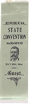 Roosevelt 1904 California State Convention Ribbon