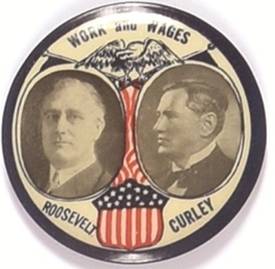 FDR, Curley Massachusetts Coattail