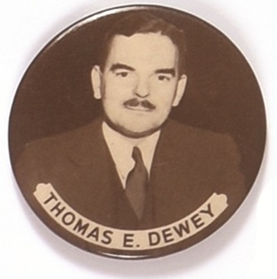 Dewey Brown and White Celluloid