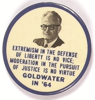 Goldwater Extremism Pin