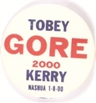 Gore, Kerry Massachusetts Coattail